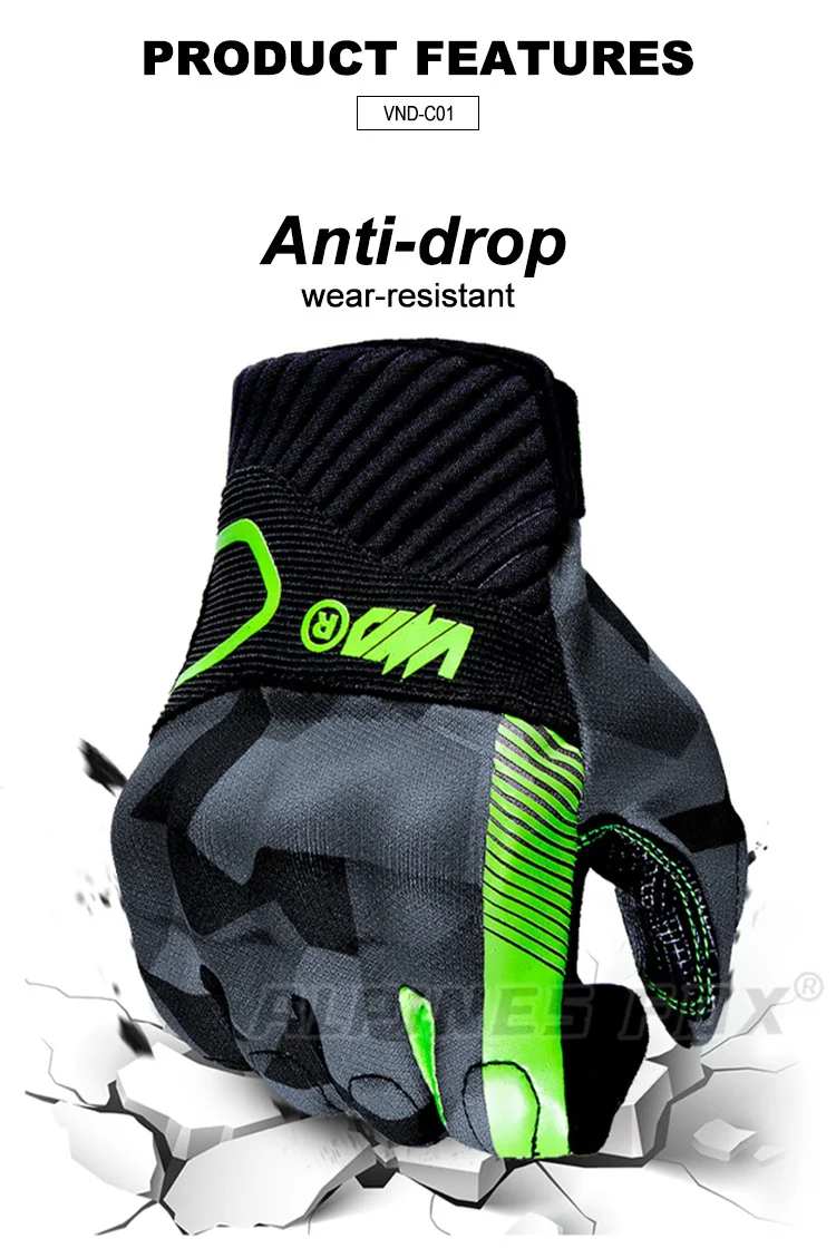 Vemar Motorcycle Gloves Summer Women Motocross Gloves Full Finger Riding Gloves Motorcycle Anti-Drop Touchscreen Cycling Gloves