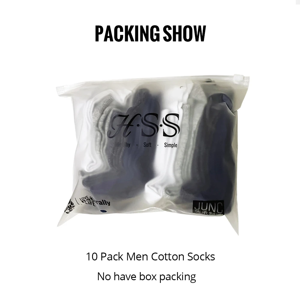 10Pairs/Lot Business Men's Cotton Socks New Style Black Casual Socks Soft Breathable Summer Winter Long Socks Plus Size (7-14)