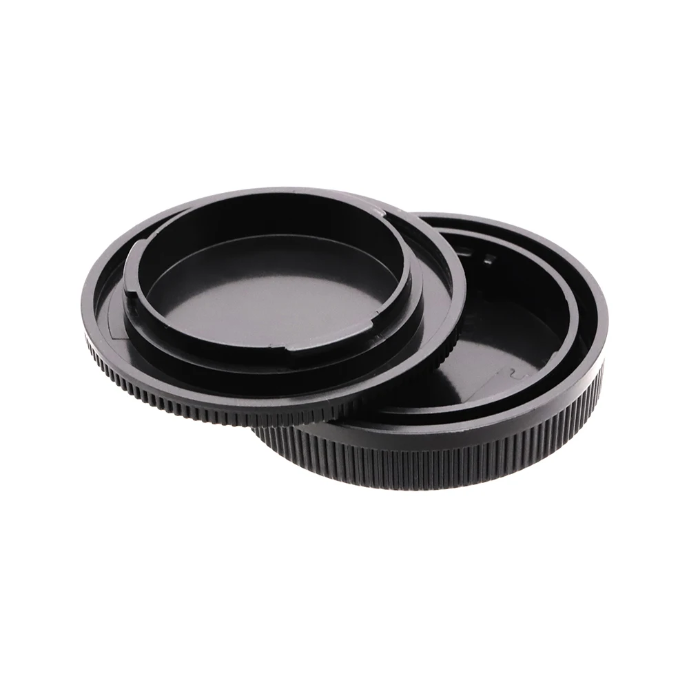 For Canon APS-C EOS EF-M EFM Lens Rear Cap or Camera Body Cap or Cap Set Plastic Black Lens Cap Cover Lid for M5 M6 M50 M200 etc