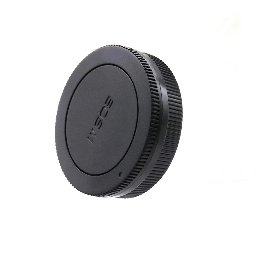 For Canon APS-C EOS EF-M EFM Lens Rear Cap or Camera Body Cap or Cap Set Plastic Black Lens Cap Cover Lid for M5 M6 M50 M200 etc