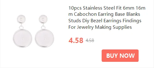 2pcs 45cm Long Chain Necklace Bezel Blanks Stainless Steel Gold Plated 20mm 25mm Cabochon Pendant Base Setting Trays Diy