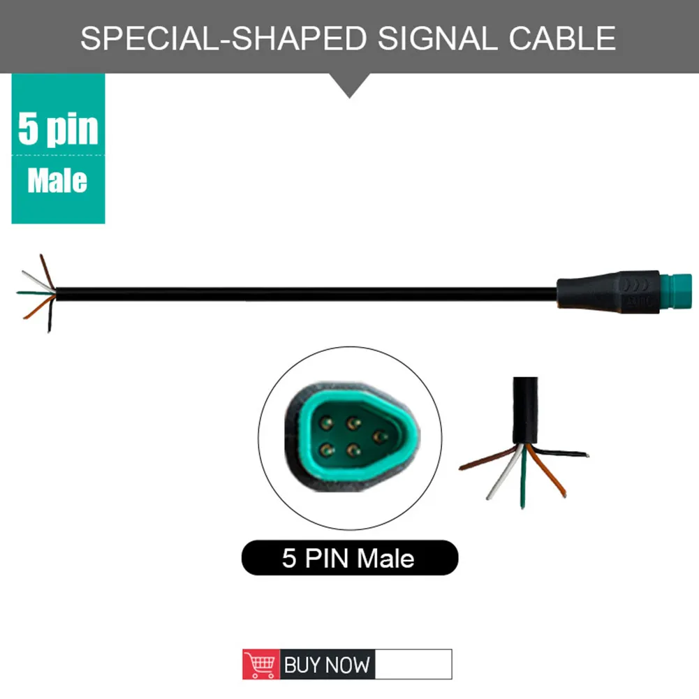 Ebike Shaped Connector 2/3/4/5/6 Pin Cable Hot Sale Waterproof Connector Signal Line Extension Cord Hot Sale Julet Connector