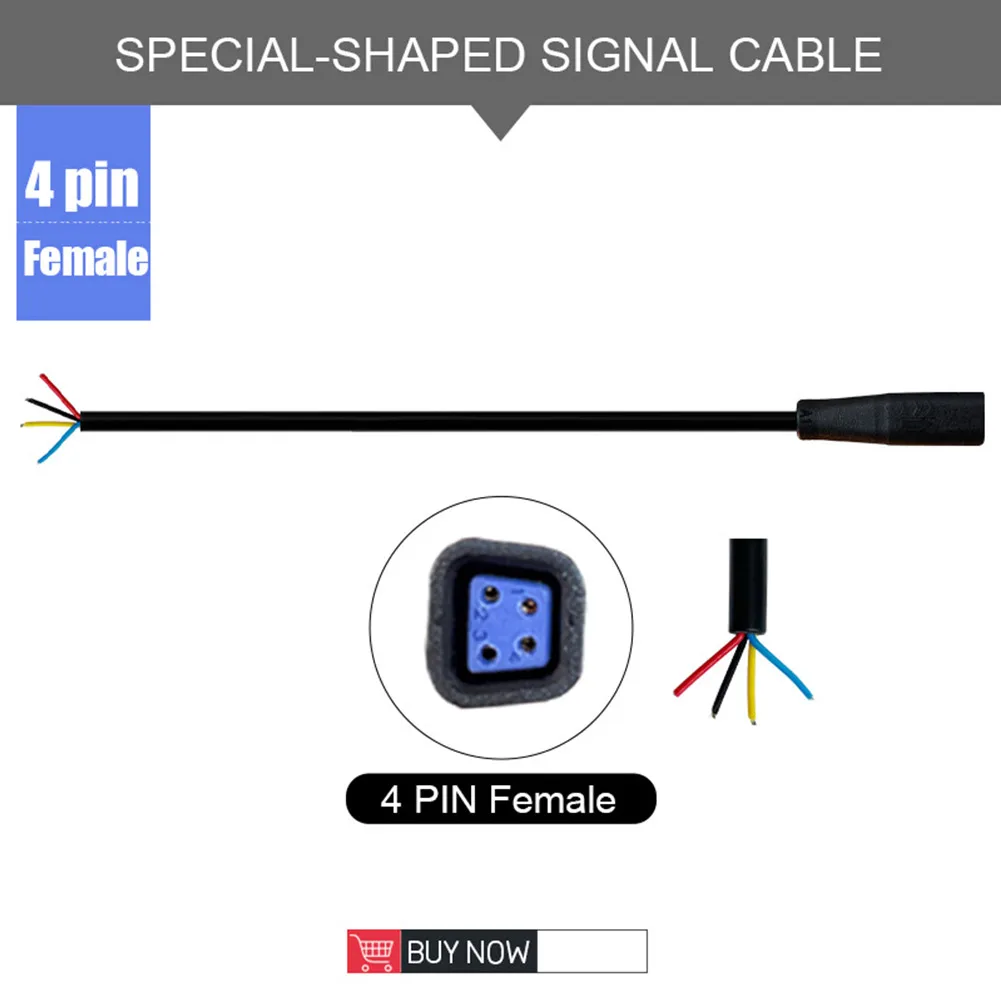 Ebike Shaped Connector 2/3/4/5/6 Pin Cable Hot Sale Waterproof Connector Signal Line Extension Cord Hot Sale Julet Connector