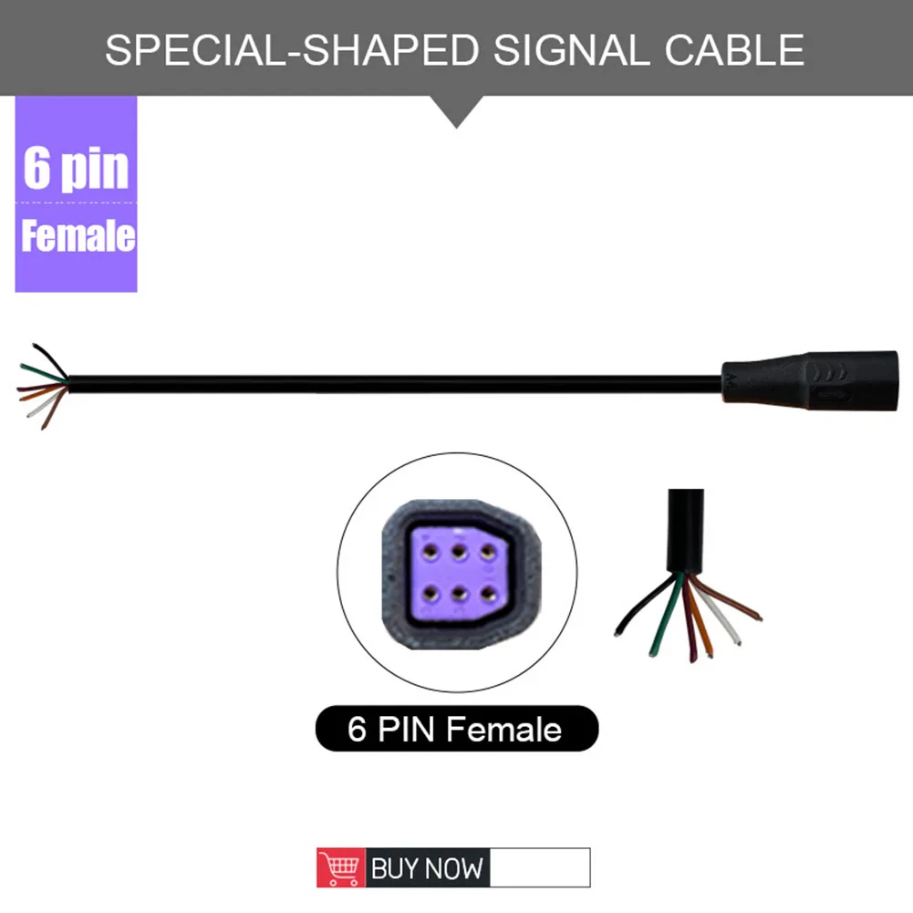 Ebike Shaped Connector 2/3/4/5/6 Pin Cable Hot Sale Waterproof Connector Signal Line Extension Cord Hot Sale Julet Connector