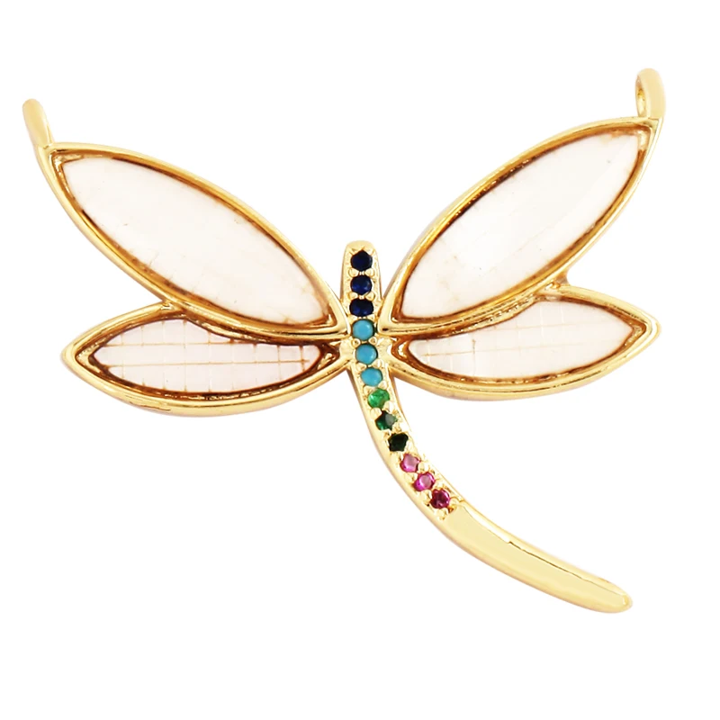 Trendy Butterfly Dragonfly Bird Scorpion Animal Charm Pendant,Cute 18K Gold Necklace Bracelet for Handmade Jewelry Supplies M77
