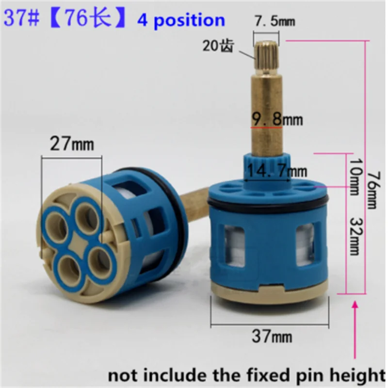 1PC Shower Room Faucet Cartridge Accessories Shower Head Bathtub Water Mixing Valve 3 Position 4 Position Concealed Installation