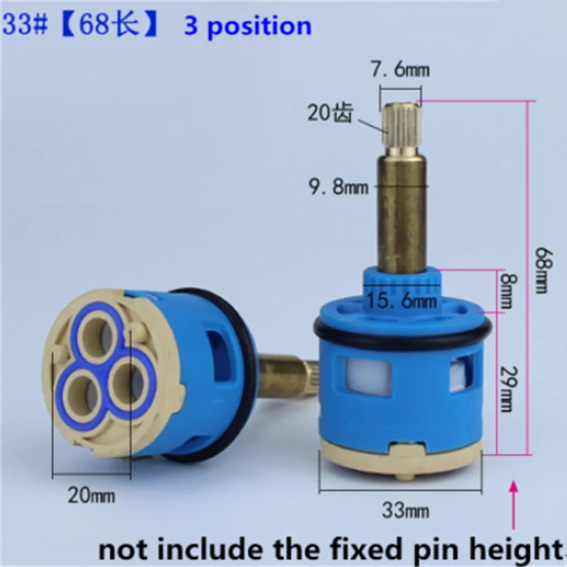 1PC Shower Room Faucet Cartridge Accessories Shower Head Bathtub Water Mixing Valve 3 Position 4 Position Concealed Installation
