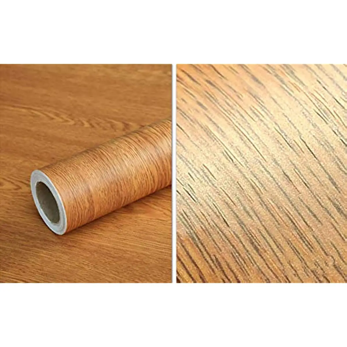 Wood Grain Peel and Stick Wallpaper Waterproof Self Adhesive Contact Paper Countertop Paper Funitures Decorative Vinyl Stickers
