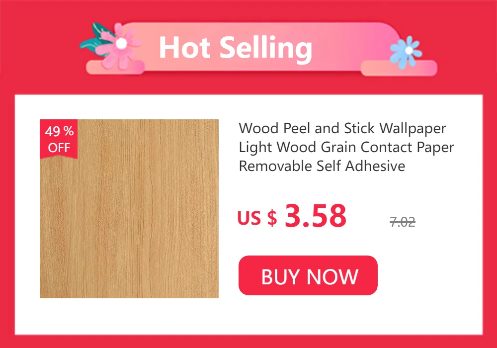 Wood Grain Peel and Stick Wallpaper Waterproof Self Adhesive Contact Paper Countertop Paper Funitures Decorative Vinyl Stickers