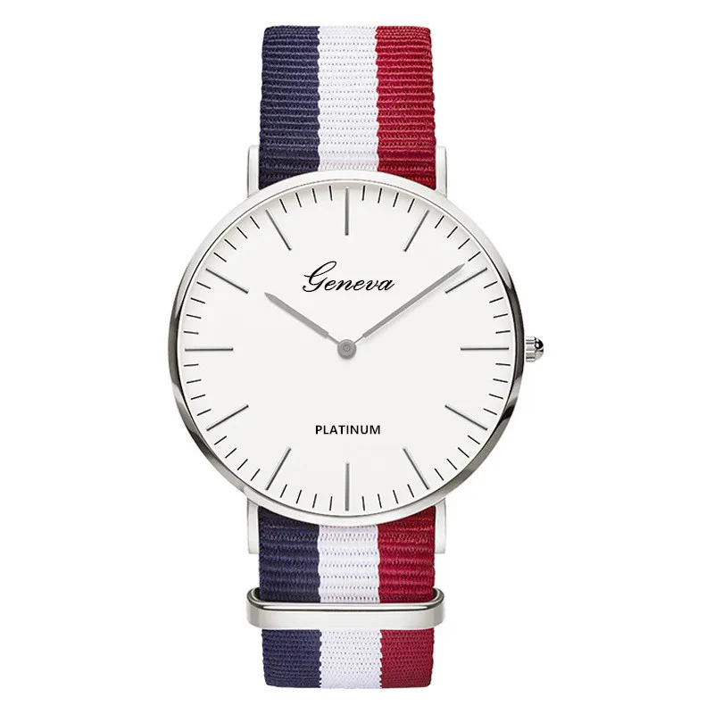 Watch Men Top Brand Nylon Strap Sport Watches Mens Quartz Clock Fashion Ultra Slim Watches Hot Reloj Hombre Erkek Kol Saati