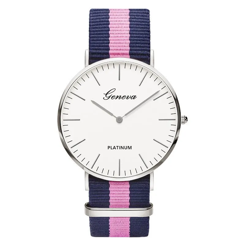 Watch Men Top Brand Nylon Strap Sport Watches Mens Quartz Clock Fashion Ultra Slim Watches Hot Reloj Hombre Erkek Kol Saati