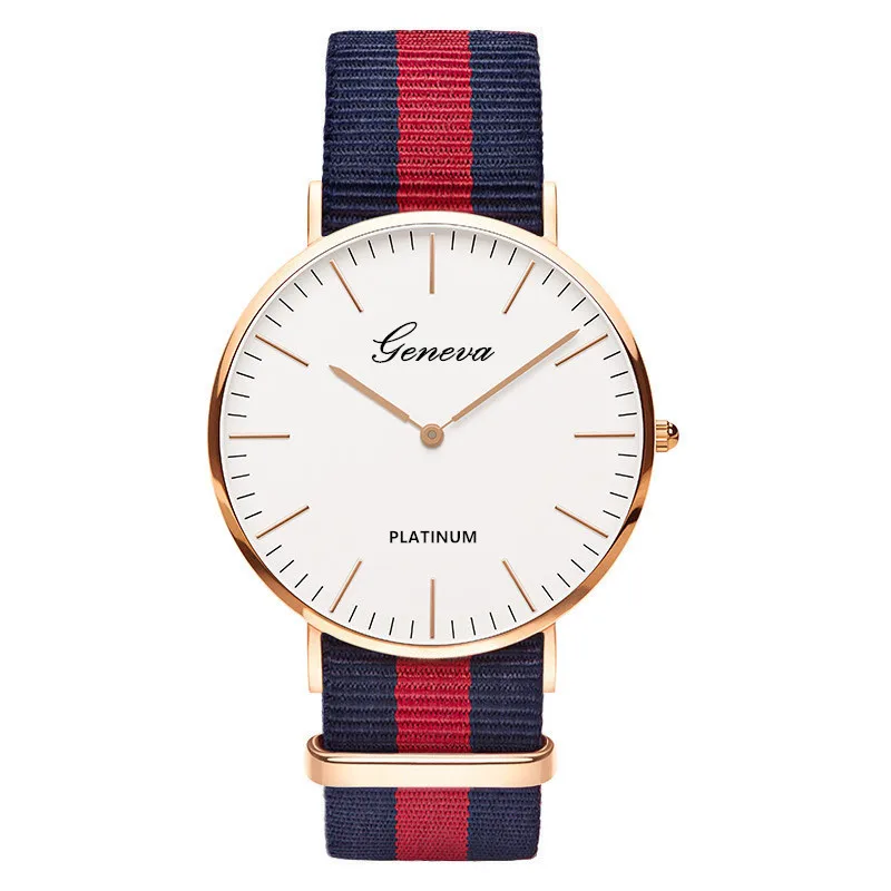 Watch Men Top Brand Nylon Strap Sport Watches Mens Quartz Clock Fashion Ultra Slim Watches Hot Reloj Hombre Erkek Kol Saati