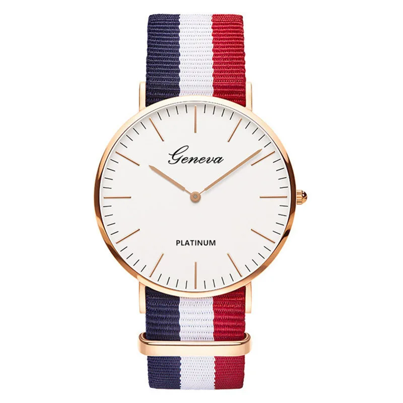 Watch Men Top Brand Nylon Strap Sport Watches Mens Quartz Clock Fashion Ultra Slim Watches Hot Reloj Hombre Erkek Kol Saati