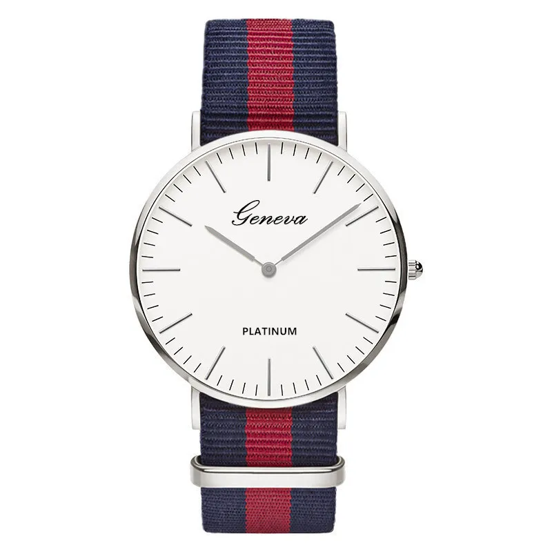 Watch Men Top Brand Nylon Strap Sport Watches Mens Quartz Clock Fashion Ultra Slim Watches Hot Reloj Hombre Erkek Kol Saati