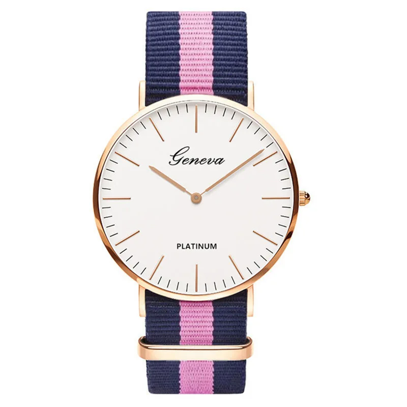 Watch Men Top Brand Nylon Strap Sport Watches Mens Quartz Clock Fashion Ultra Slim Watches Hot Reloj Hombre Erkek Kol Saati