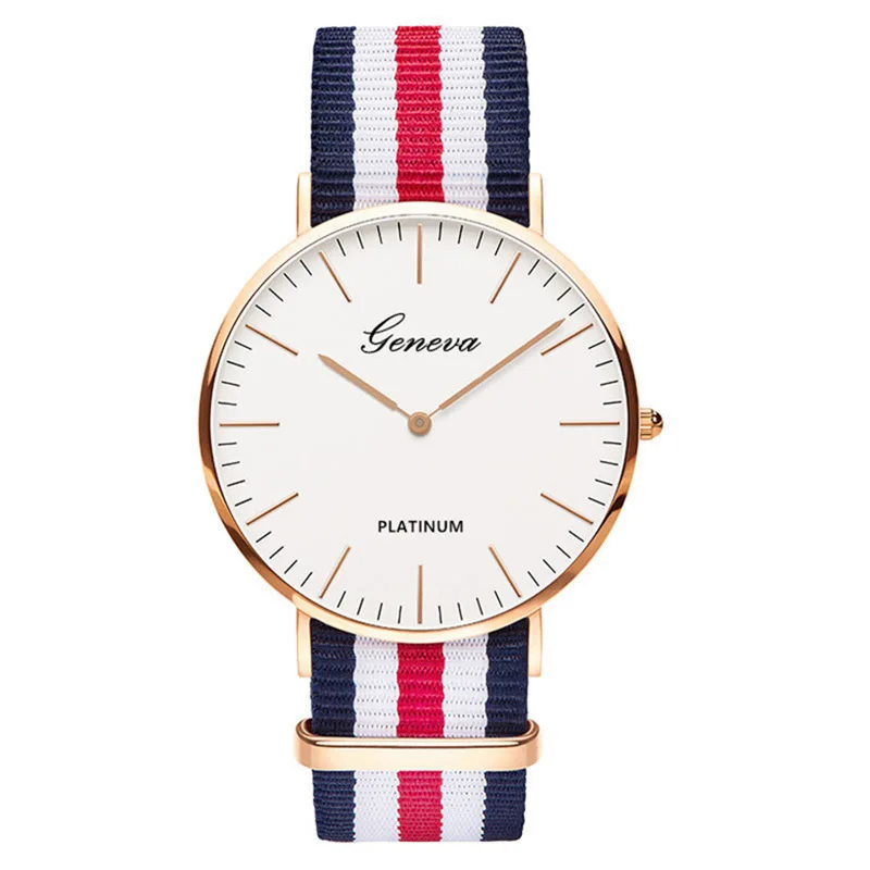 Watch Men Top Brand Nylon Strap Sport Watches Mens Quartz Clock Fashion Ultra Slim Watches Hot Reloj Hombre Erkek Kol Saati