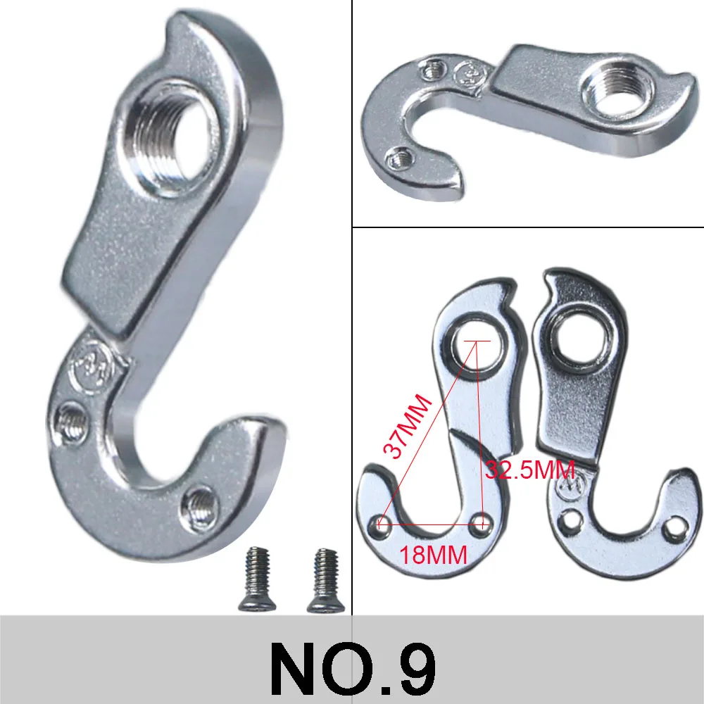 1pc Universal Alloy MTB Road Bike Rear Derailleur Hanger Racing Cycling Mountain Bicycle Frame Rear Gear Tail Hook Adaptor Parts