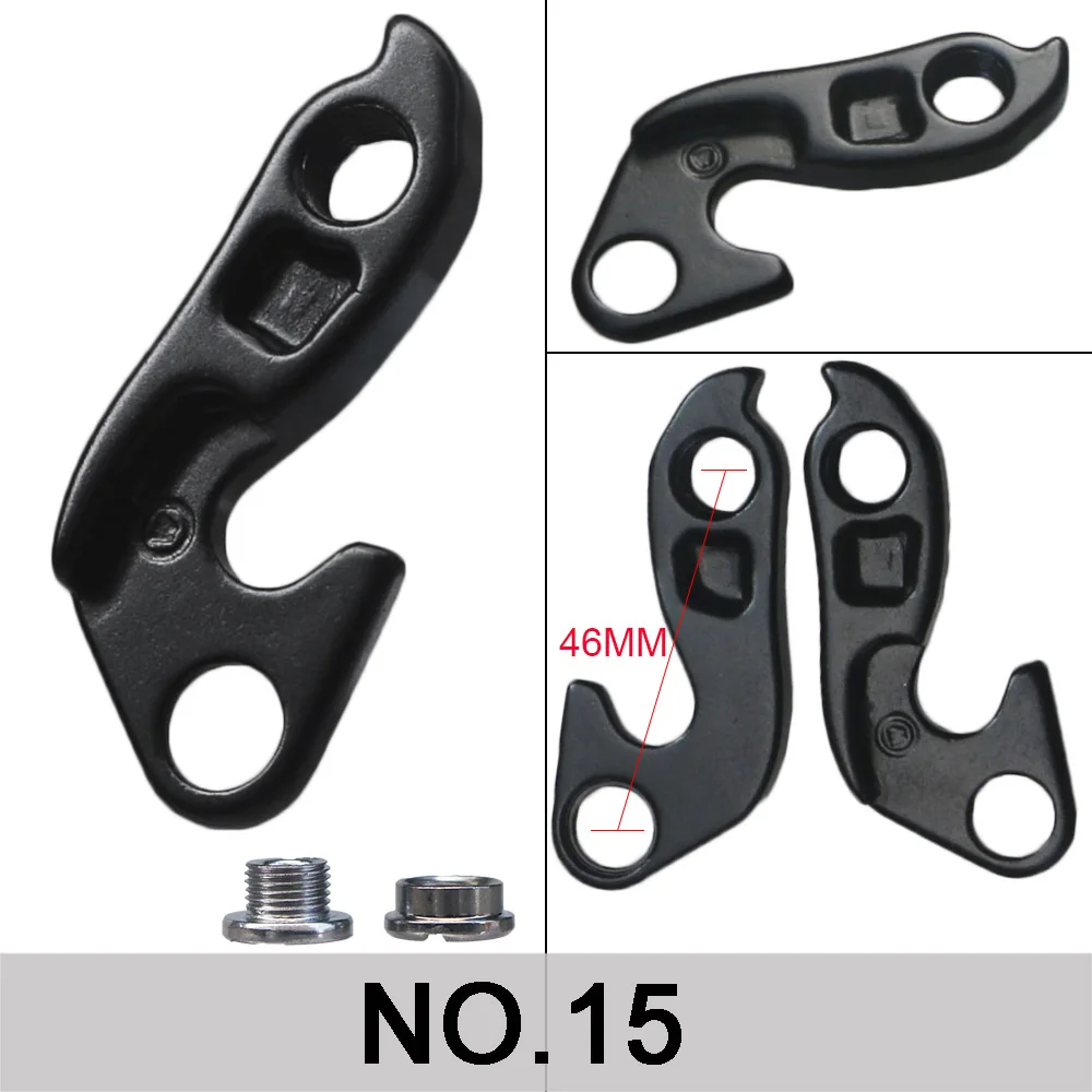 1pc Universal Alloy MTB Road Bike Rear Derailleur Hanger Racing Cycling Mountain Bicycle Frame Rear Gear Tail Hook Adaptor Parts