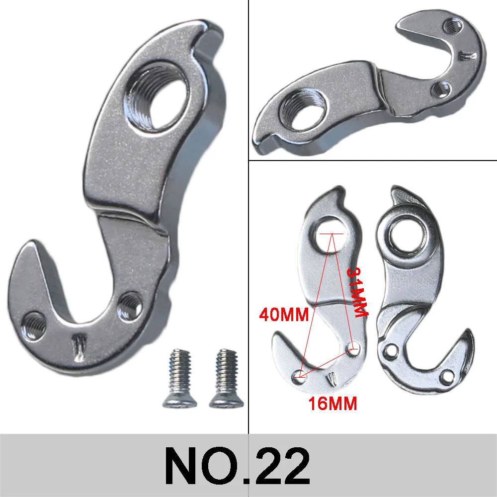 1pc Universal Alloy MTB Road Bike Rear Derailleur Hanger Racing Cycling Mountain Bicycle Frame Rear Gear Tail Hook Adaptor Parts