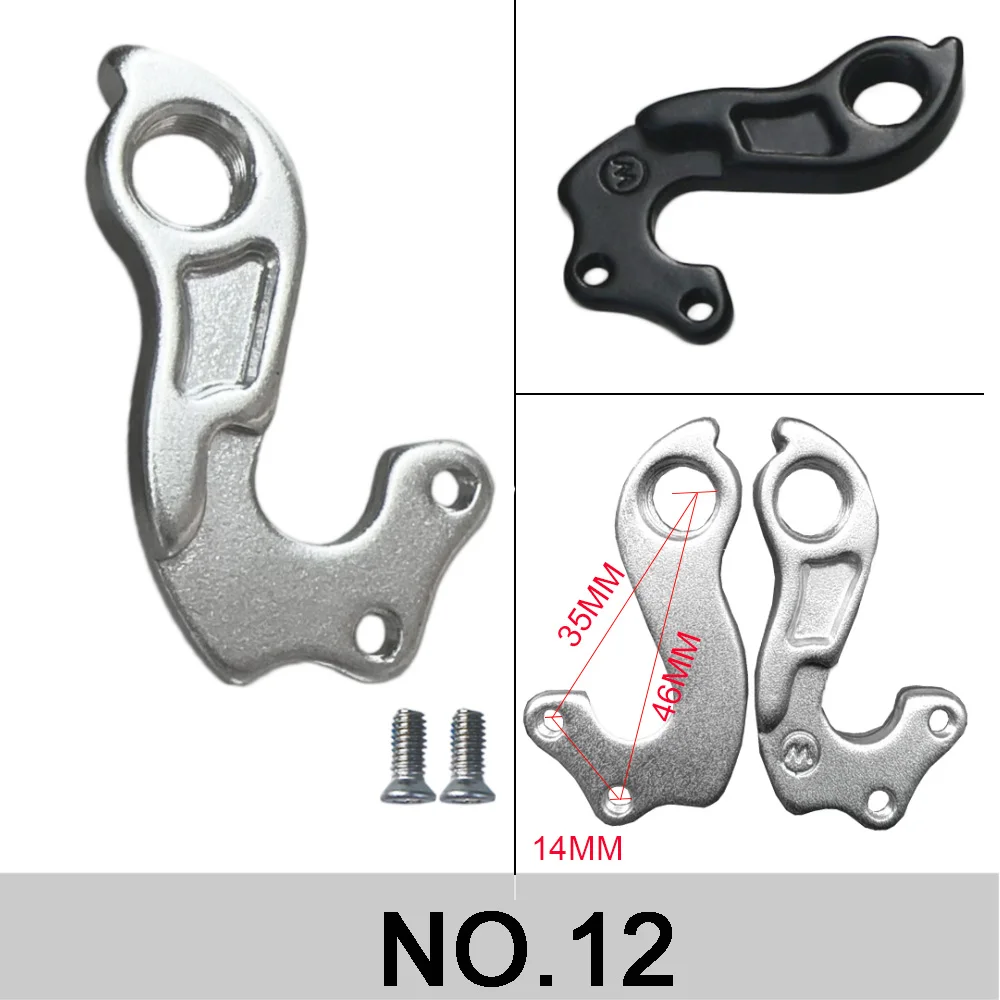 1pc Universal Alloy MTB Road Bike Rear Derailleur Hanger Racing Cycling Mountain Bicycle Frame Rear Gear Tail Hook Adaptor Parts