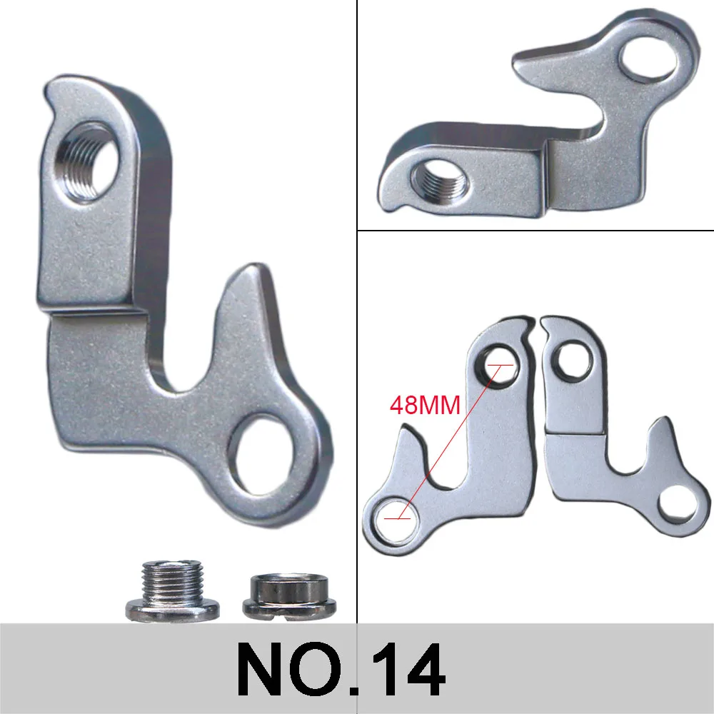 1pc Universal Alloy MTB Road Bike Rear Derailleur Hanger Racing Cycling Mountain Bicycle Frame Rear Gear Tail Hook Adaptor Parts
