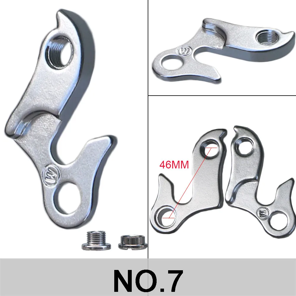 1pc Universal Alloy MTB Road Bike Rear Derailleur Hanger Racing Cycling Mountain Bicycle Frame Rear Gear Tail Hook Adaptor Parts
