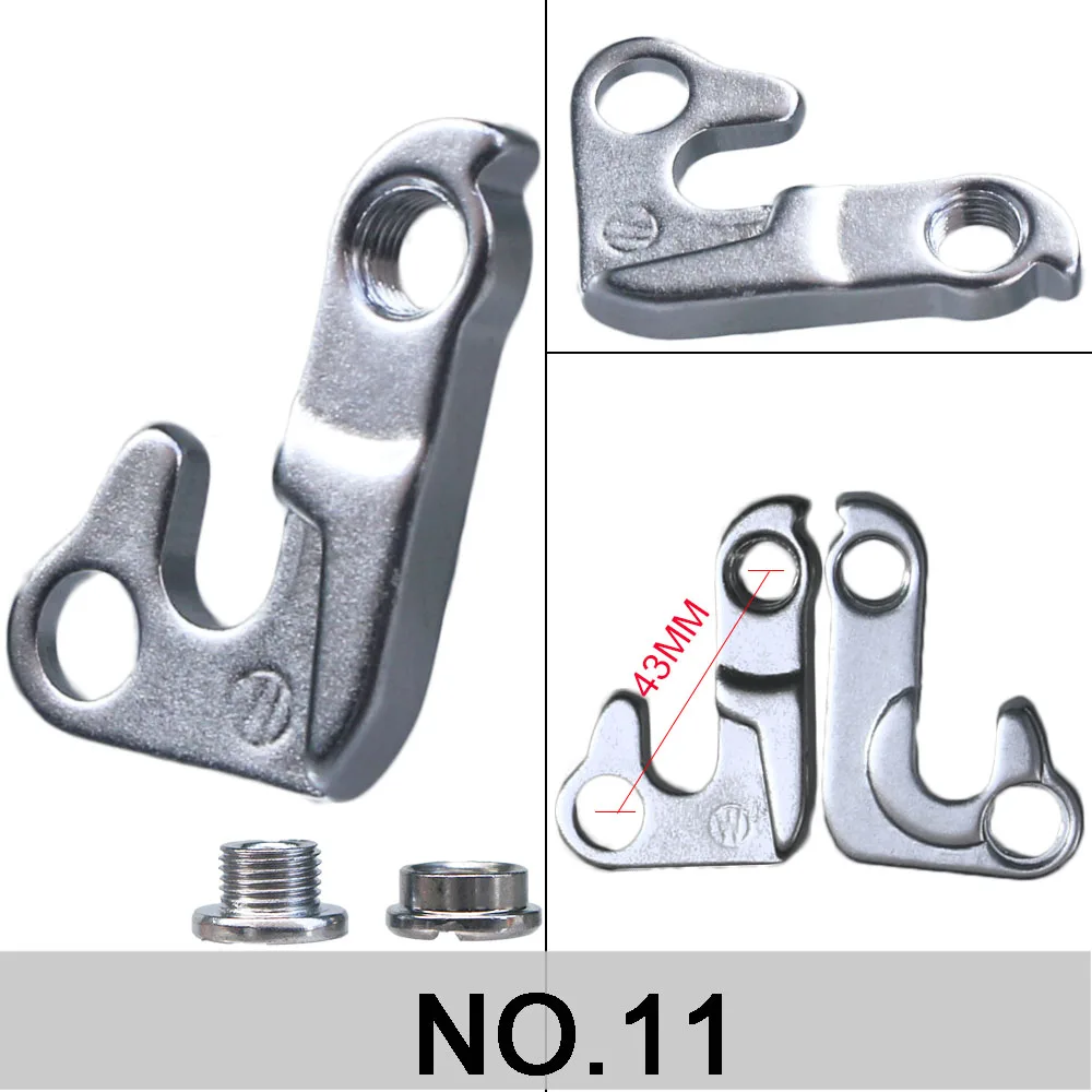 1pc Universal Alloy MTB Road Bike Rear Derailleur Hanger Racing Cycling Mountain Bicycle Frame Rear Gear Tail Hook Adaptor Parts