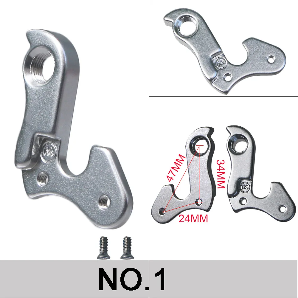 1pc Universal Alloy MTB Road Bike Rear Derailleur Hanger Racing Cycling Mountain Bicycle Frame Rear Gear Tail Hook Adaptor Parts
