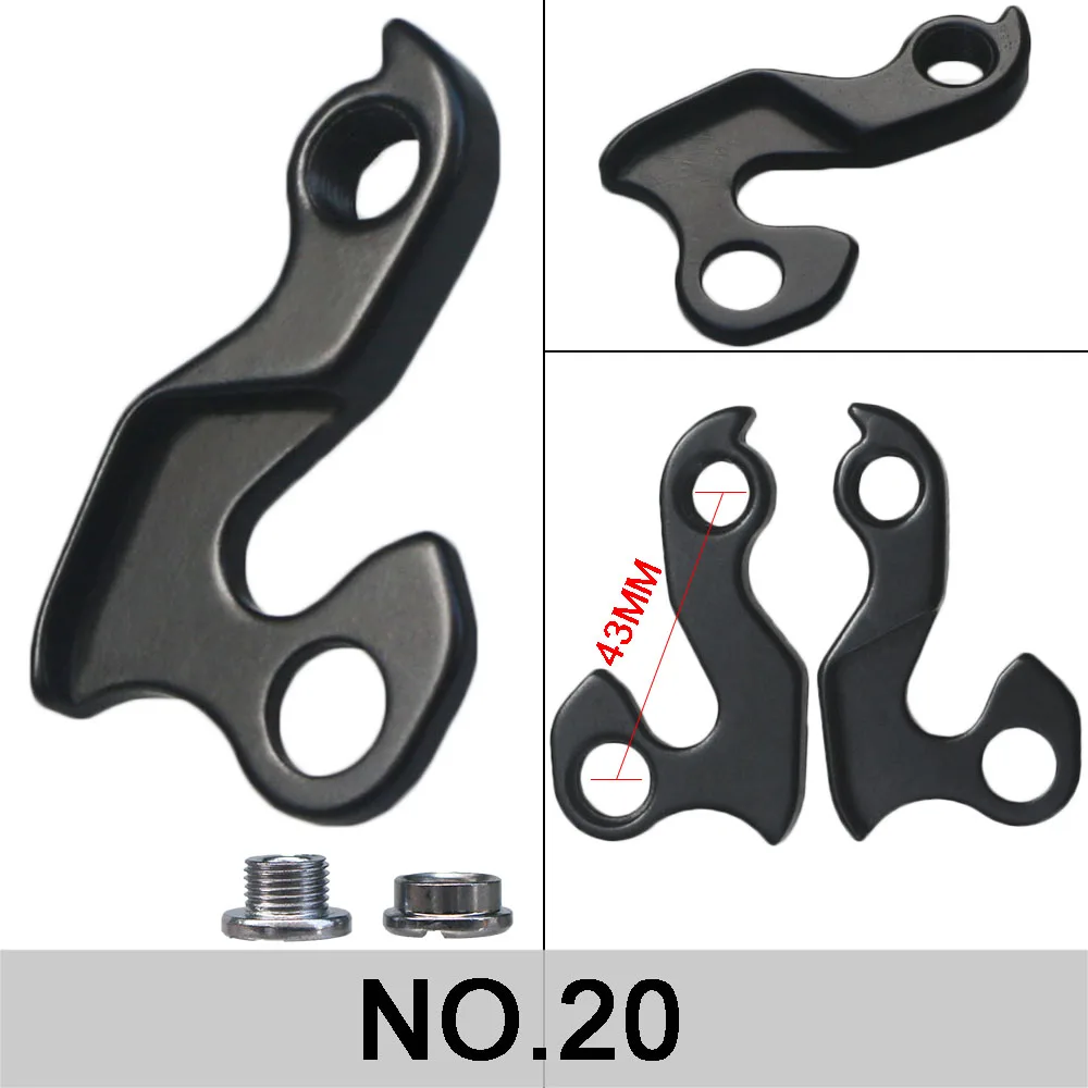 1pc Universal Alloy MTB Road Bike Rear Derailleur Hanger Racing Cycling Mountain Bicycle Frame Rear Gear Tail Hook Adaptor Parts