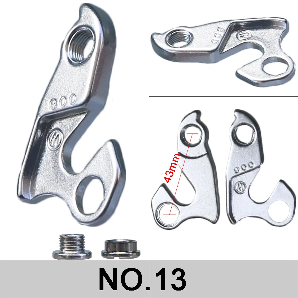 1pc Universal Alloy MTB Road Bike Rear Derailleur Hanger Racing Cycling Mountain Bicycle Frame Rear Gear Tail Hook Adaptor Parts