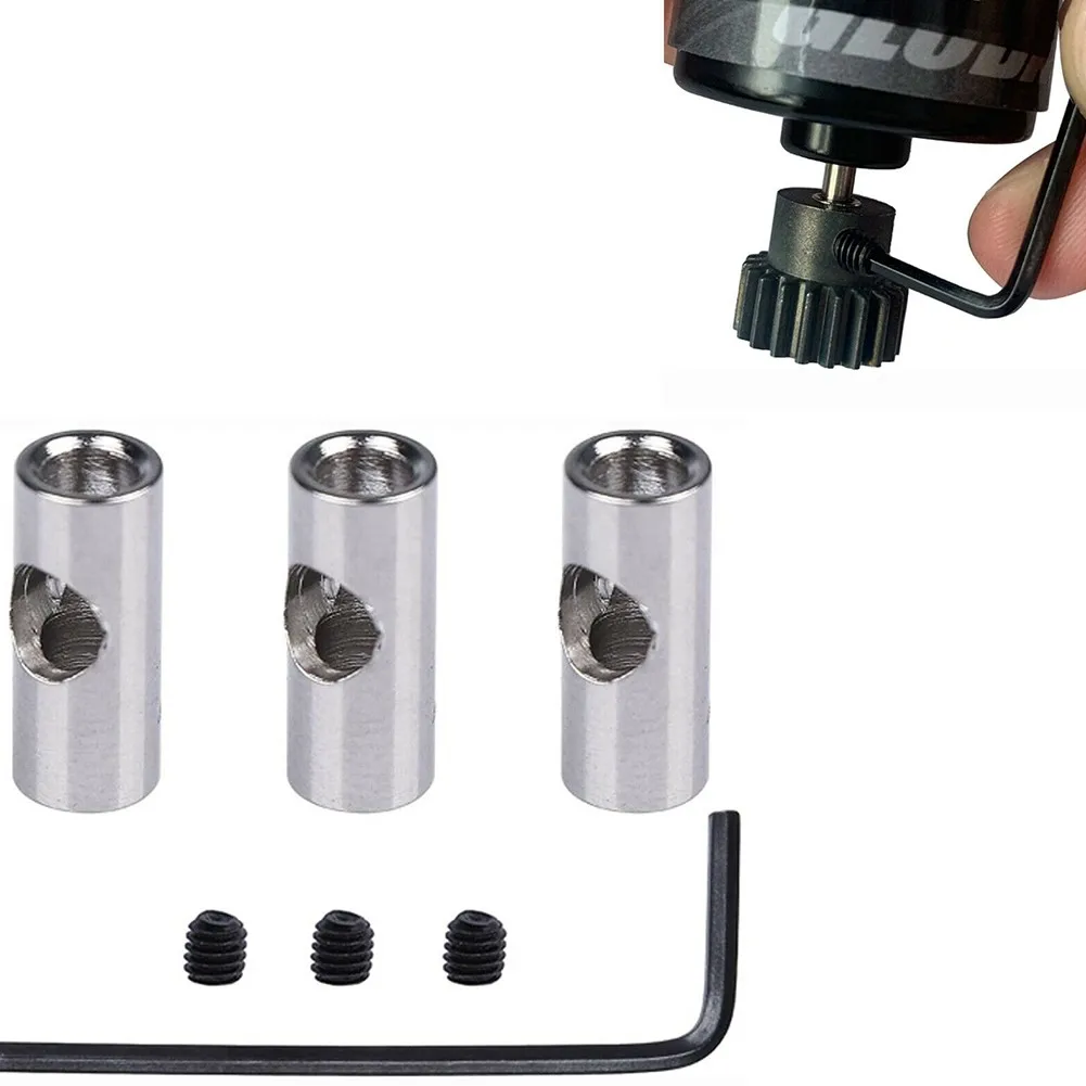 3.175mm To 5mm Pinion Reducer Sleeve Adapter Shaft Motor Axle Change-Over For RC Motor 3650 550 540 Pinion Gears
