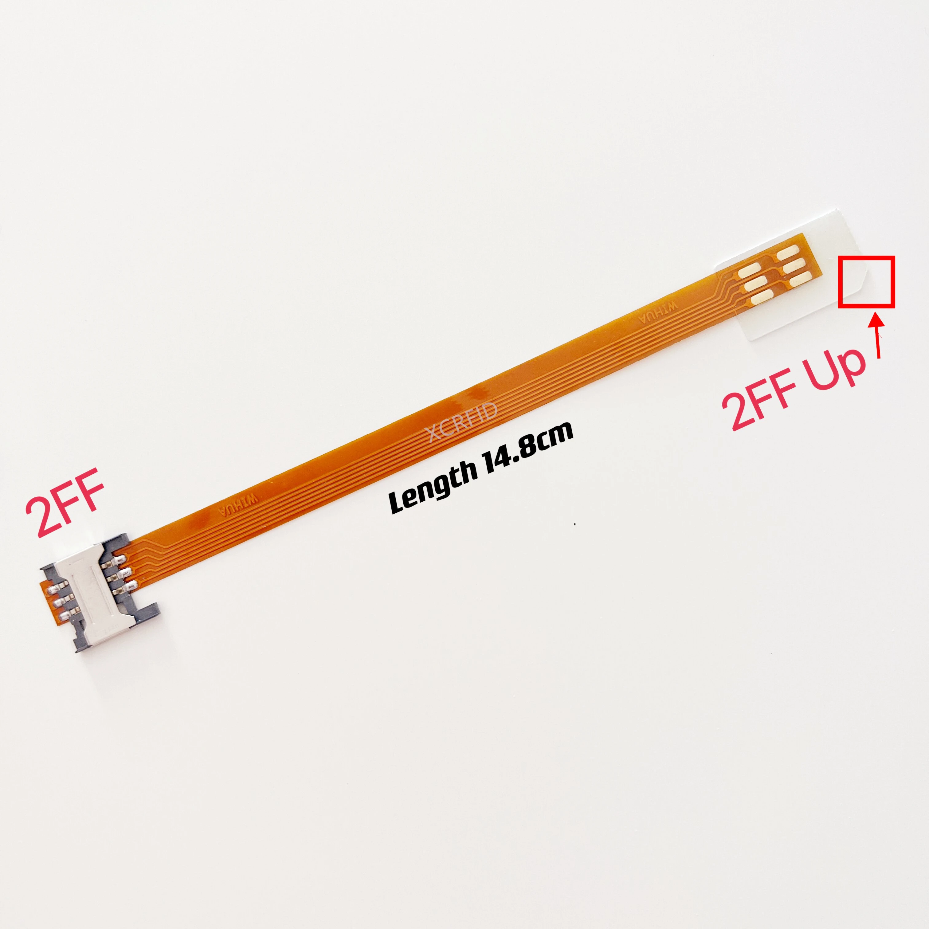 2FF Standard SIM Card Extension Converter to 3FF Micro 2FF Standard 4FF Nano SIM Card FPC Soft Cable Extender 148mm Adapter