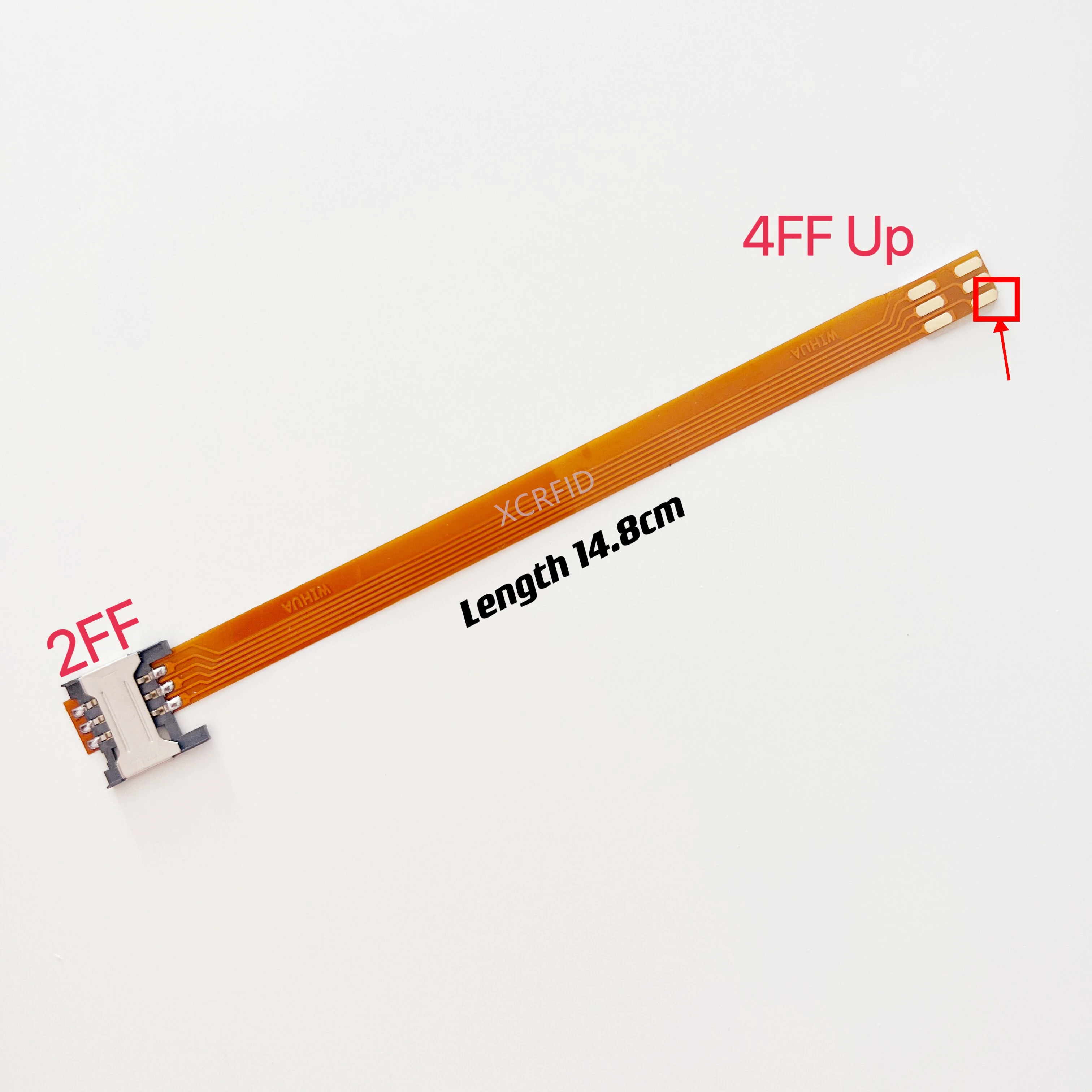 2FF Standard SIM Card Extension Converter to 3FF Micro 2FF Standard 4FF Nano SIM Card FPC Soft Cable Extender 148mm Adapter
