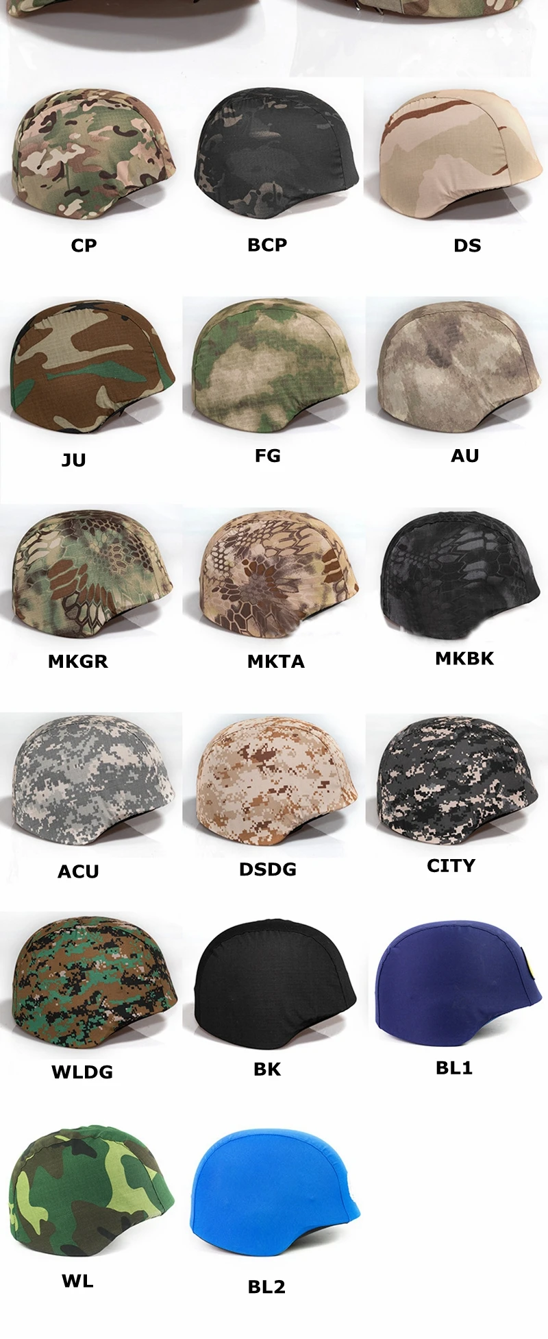 Helmet Cover Outdoor Military Training Hunting Combat Camouflage Helmet Cover for M88 Helmets