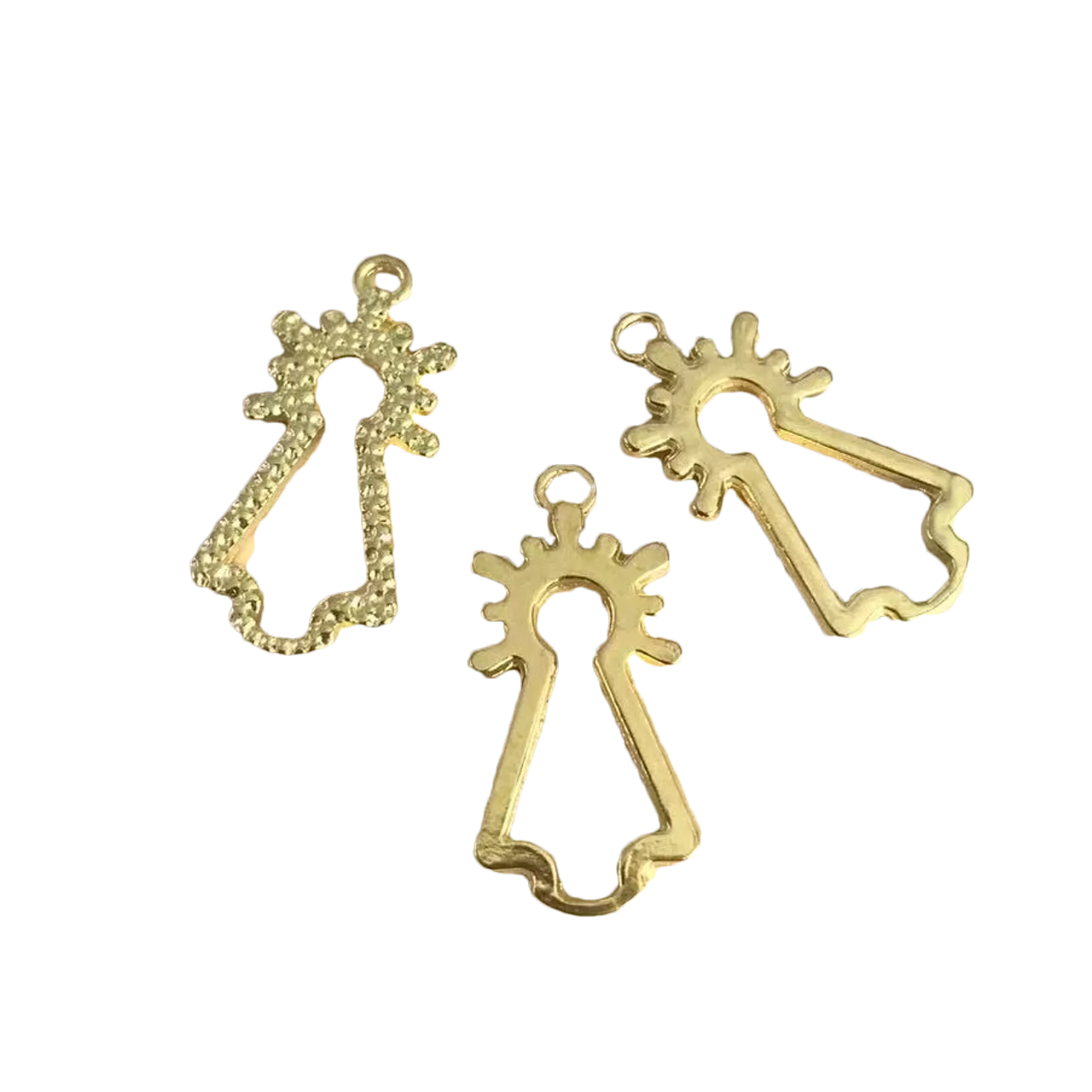 30pcs 25*13mm Hollow out NTRA SRA DEL Charms Pendant EF1841