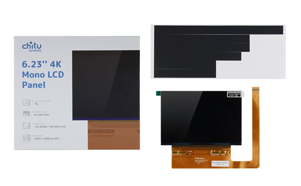 Anycubic Photon Mono 4K 6.23 inch 4K Monochrome Original LCD Screen Replacement 3D Printer Part