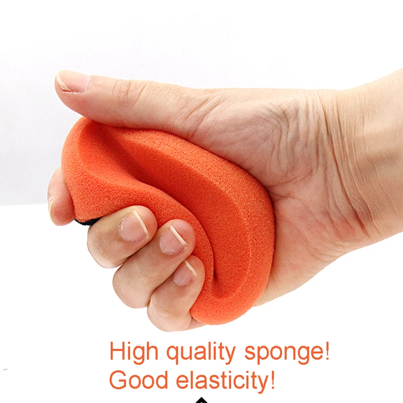 Car Waxing Handle Polishing Tool Car Wash Sponge Car Beauty Care Products Waxing Sponge Suit Car Cleaning Accessories for Car