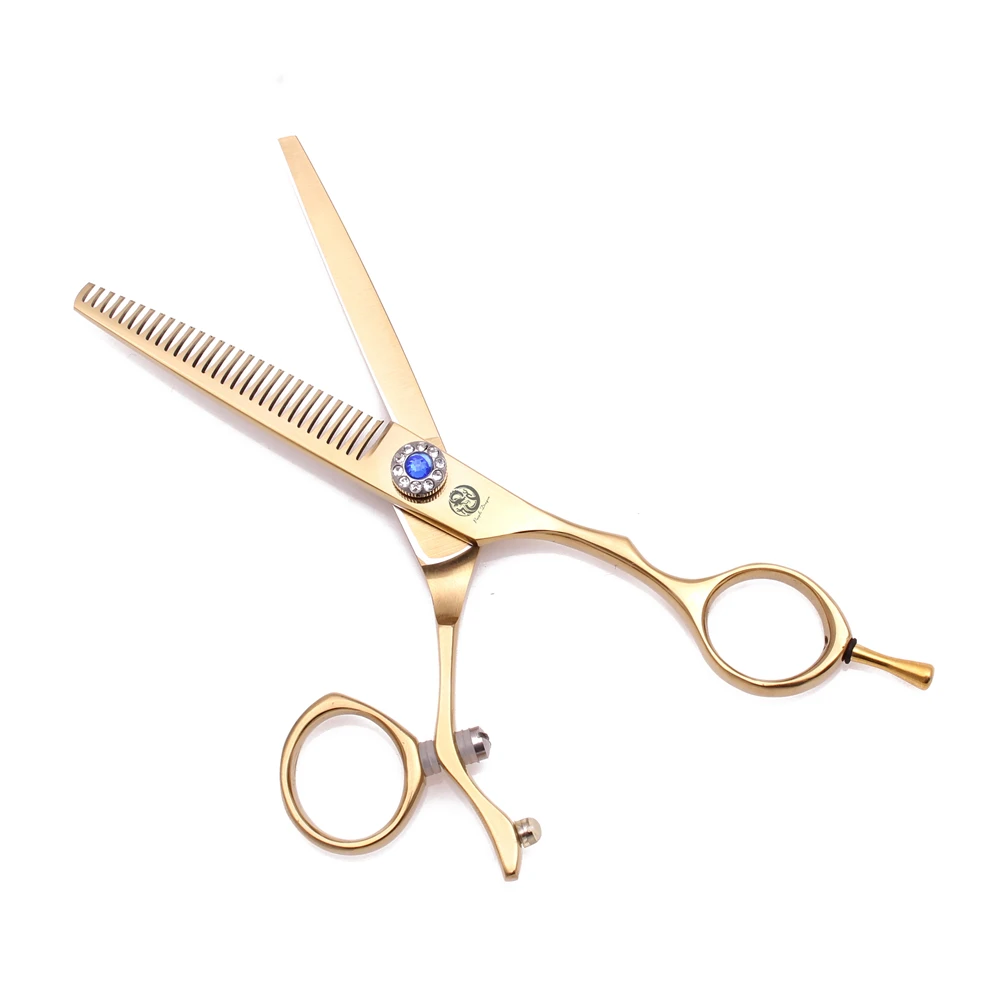 Professional Hairdressing Scissors 5.5" 6" Purple Dragon JP 440C Swivel Thumb Hair Cutting Scissors Barber Thinning Shears Z9019