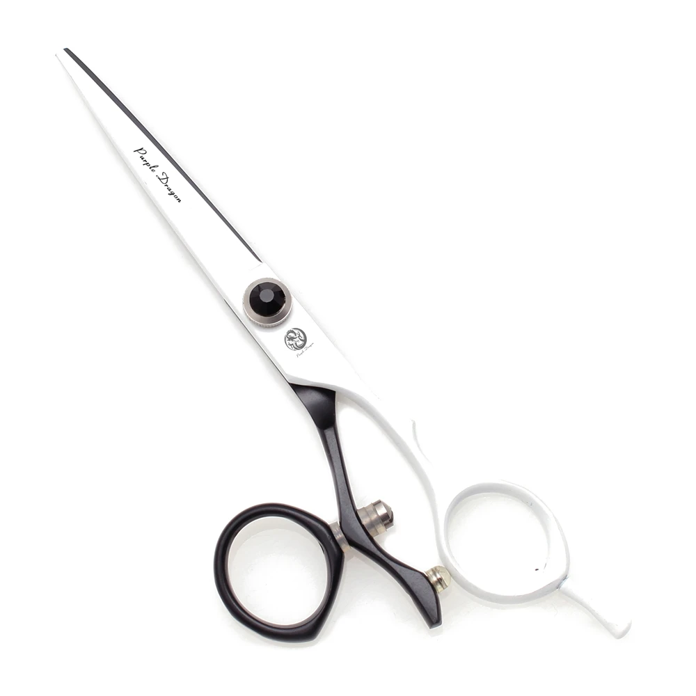 Professional Hairdressing Scissors 5.5" 6" Purple Dragon JP 440C Swivel Thumb Hair Cutting Scissors Barber Thinning Shears Z9019