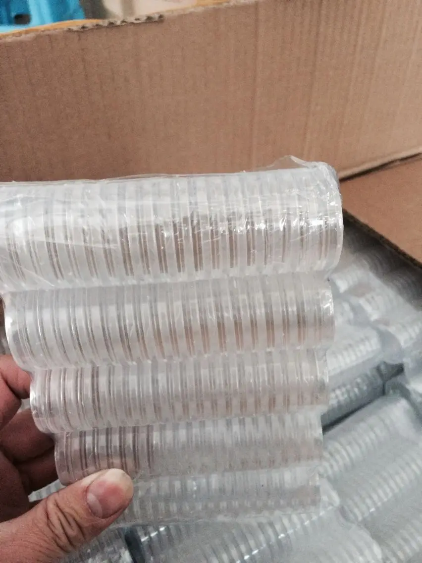 20pcs/Lot 16-46mm Clear Transparent Plastic Coin Holder display Capsules Collection Cases Round Ring Protection Boxs Container