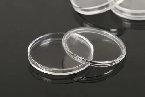 20pcs/Lot 16-46mm Clear Transparent Plastic Coin Holder display Capsules Collection Cases Round Ring Protection Boxs Container