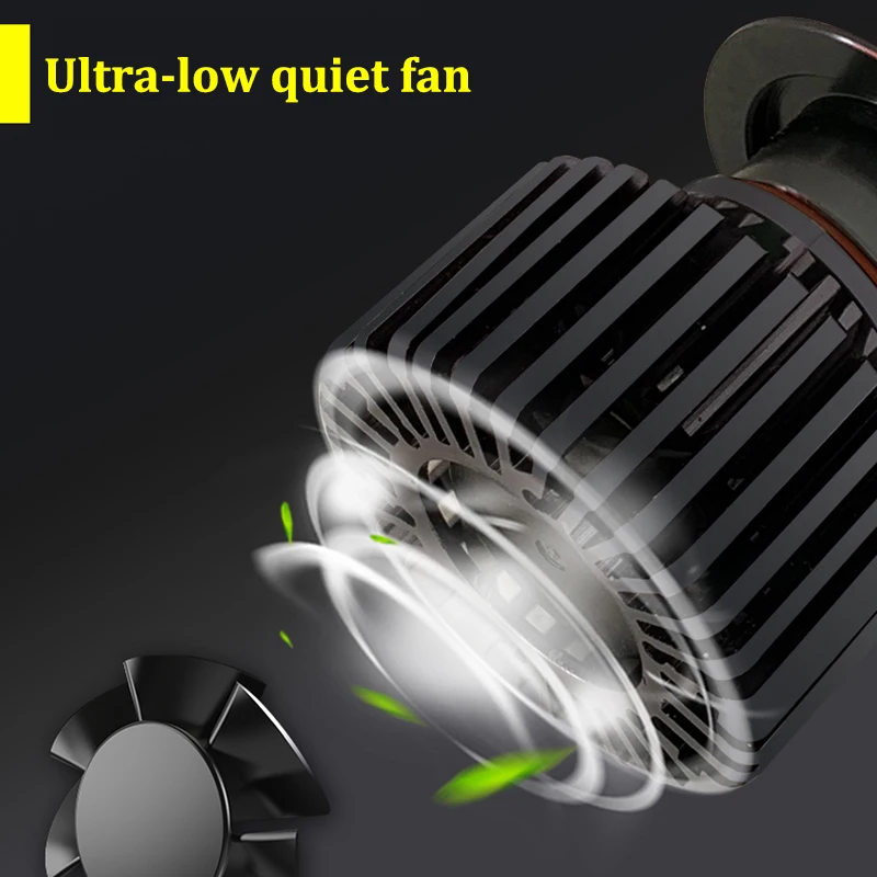 2x 100W Yellow White Dual Color Car LED Headlight 3000K+4300K+6000K H4 H8 H11 HB3 9006 H7 LED Fog Bulbs 12V H1 9005 Fog Lights
