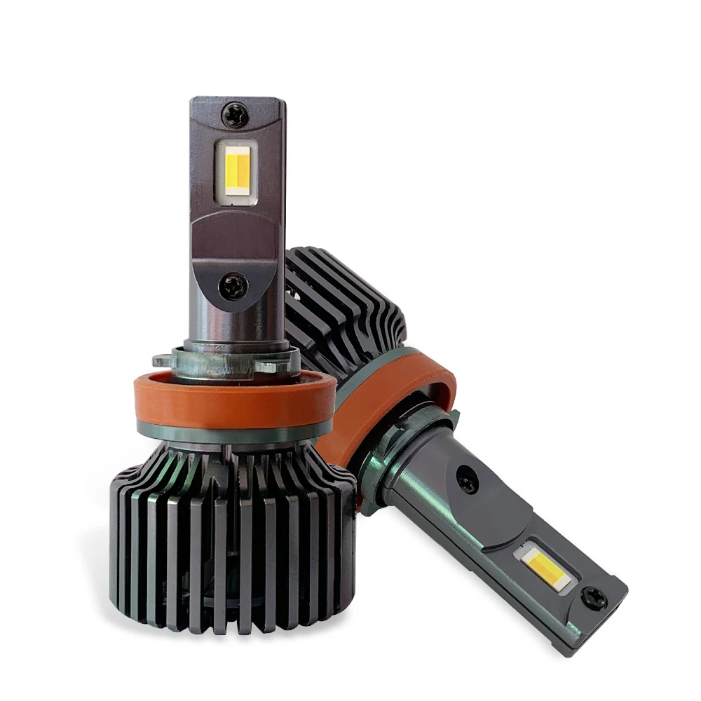 2x 100W Yellow White Dual Color Car LED Headlight 3000K+4300K+6000K H4 H8 H11 HB3 9006 H7 LED Fog Bulbs 12V H1 9005 Fog Lights