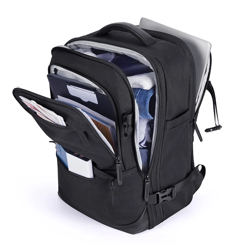 BAGSMART 17.3'' Laptop Backpack 4Pcs 40L Travel Cabin Backpack Airline Carry On Luggage Backpack Suitcase with Packing Cubes