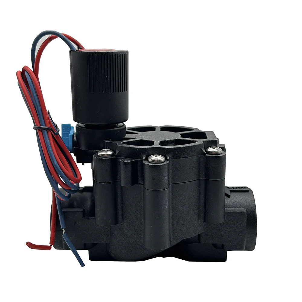 1/2" 3/8'' 3/4" 1" Water Solenoid Valve 220V 12V 24V Normally Closed Nylon Valve For Farm Garden Landscape Irrigation