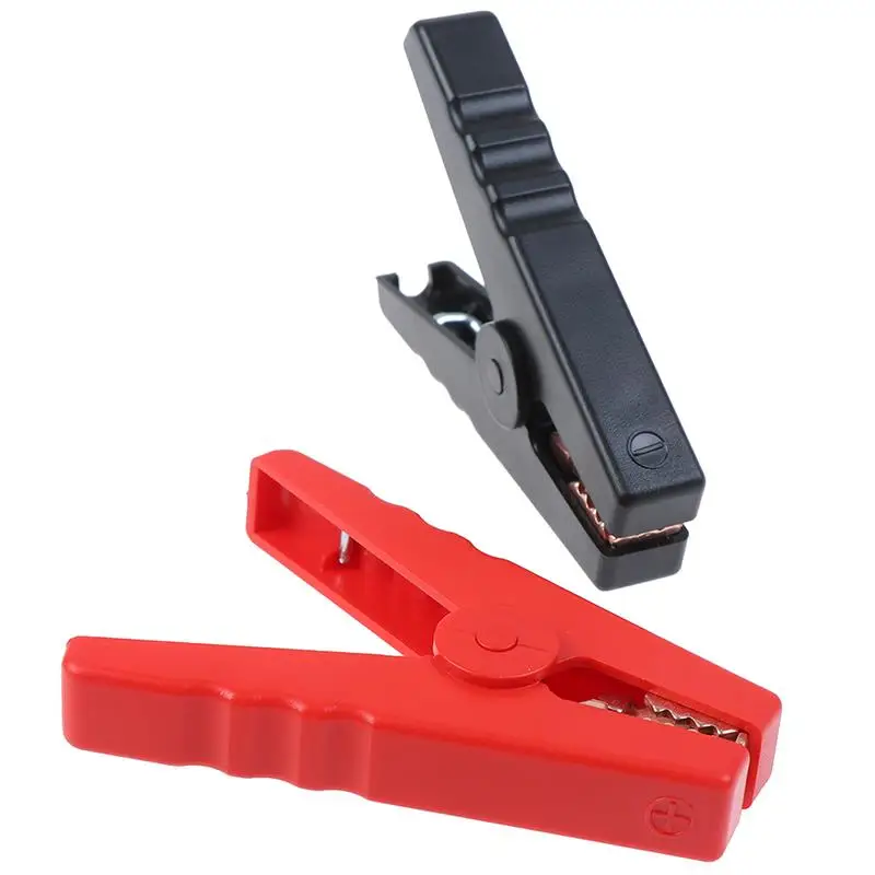 100A Crocodile Alligator Clips Car Battery Insulated Clip Clamp Connector For Electrical Battery Chargers 2pcs
