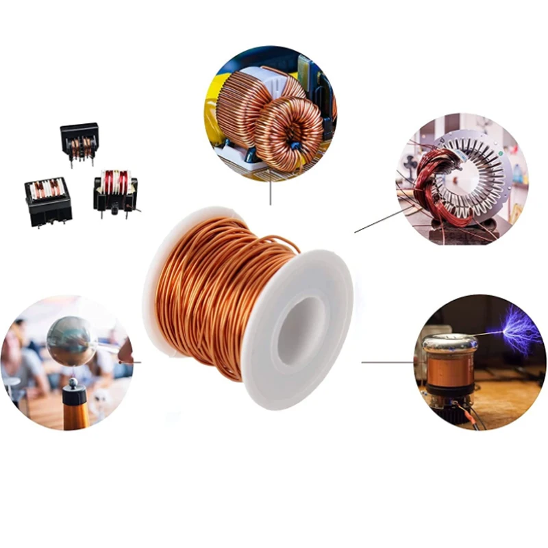 1-3 Rolls Copper Lacquer Wire 0.06mm -1.2mm Cable Copper Wire Magnet Wire Enameled Copper Winding Wire Coil Copper Wire