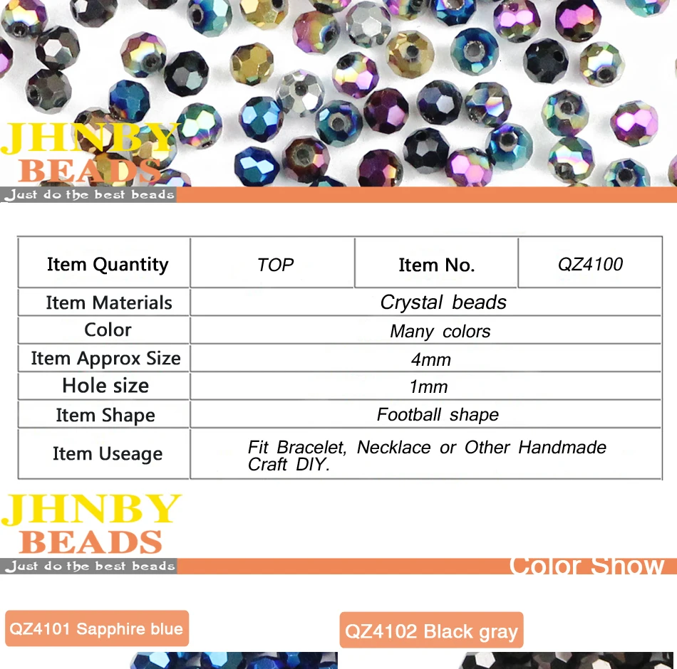 100pcs 4mm Faceted Round Austrian Crystal Plated Color Loose Bead For Jewelry Making DIY Bracelets Necklace Accessories