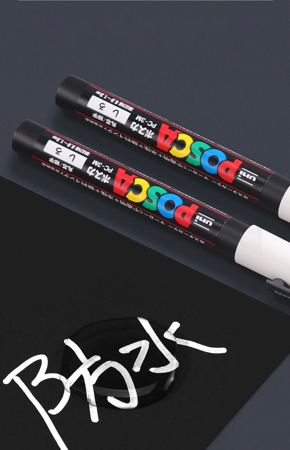 1pcs UNI Posca Graffiti Advertising Marker Art Supplies PC-1M 3M 5M Graffiti Acrylic Marker POP Poster Pen / Permanent Paint Pen