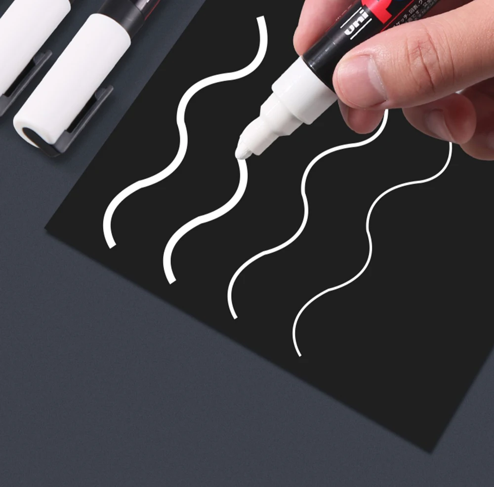 1pcs UNI Posca Graffiti Advertising Marker Art Supplies PC-1M 3M 5M Graffiti Acrylic Marker POP Poster Pen / Permanent Paint Pen